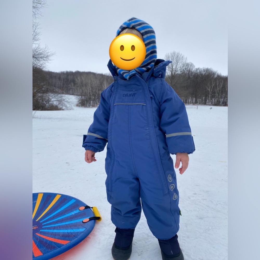 Celavi Snuggler Snowsuit size (1-2)